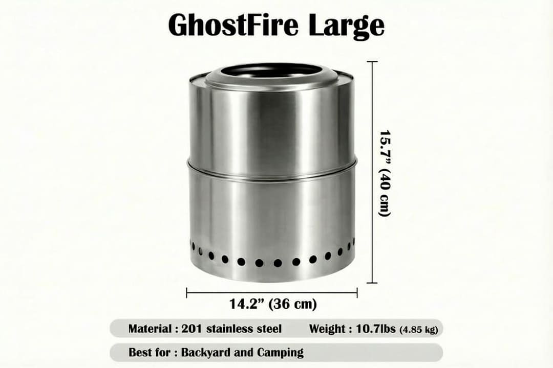 GhostFire - Smokeless Portable Stove